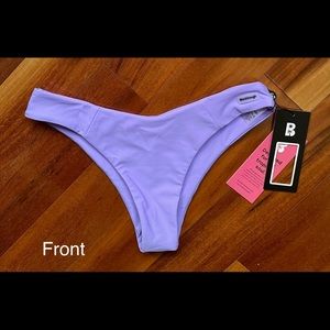 Blackbough lilac bikini bottoms